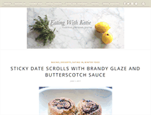 Tablet Screenshot of eatingwithkatie.com